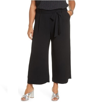 Frugal Friday's Workwear Report: Belted Crop Wide-Leg Pants