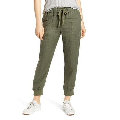 Thursday's Workwear Report: Linen Jogger Pants - Corporette.com