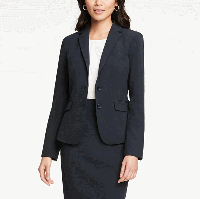 grey tailored women's suit