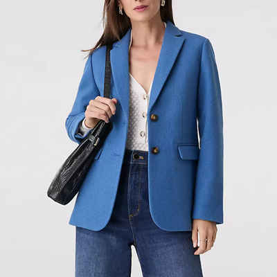 bright blue blazer that makes a great separate