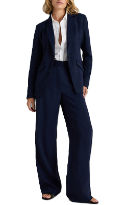 navy blue suit