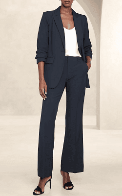 Banana Republic Factory Sculpted Suiting interview suit for women