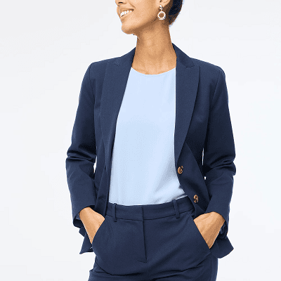 J.Crew Factory budget-friendly interview suit for women