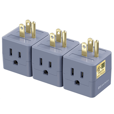 wall plug where each side allows a different plug