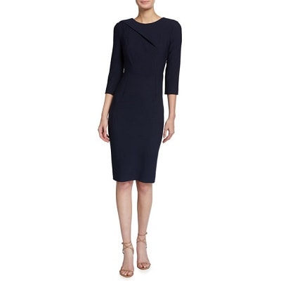 Splurge Monday's Workwear Report: Hisley 3/4-Sleeve Crepe Dress ...