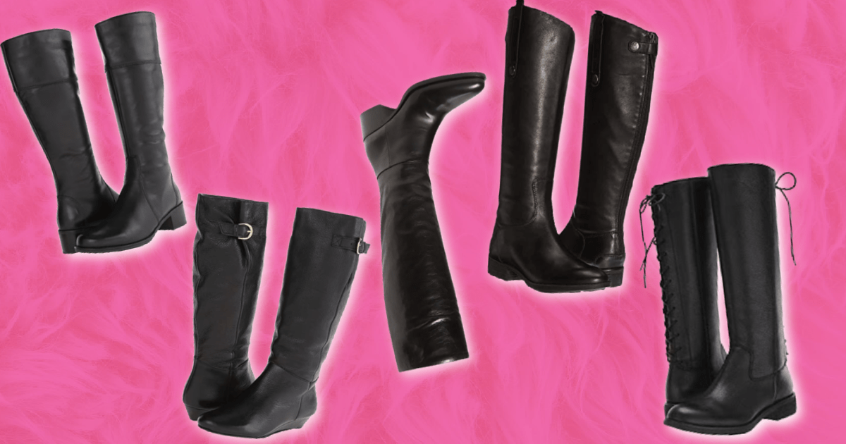 best black knee high boots