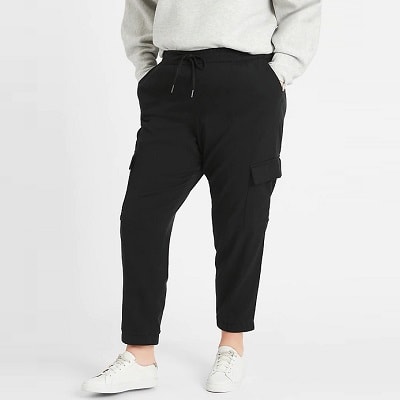 Banded Bottom Sweatpants, Charcoal, M-Wing in Circle