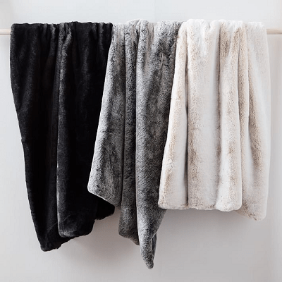 Coffee Break: Faux Fur Throw 