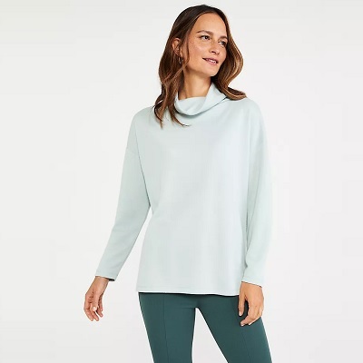 Thursday's Workwear Report: Cowl-Neck Tunic Sweatshirt