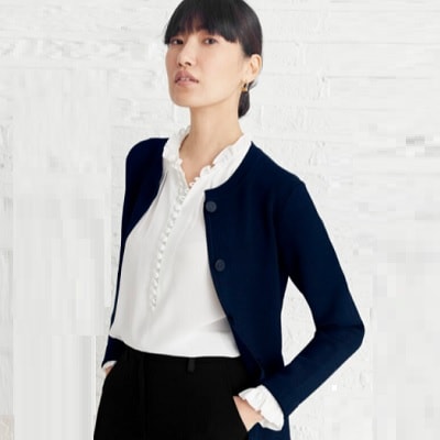 Veer Gently Navy Blue Blazer