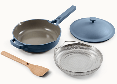 Non-stick Japanese Omelette Pan With Wave Pattern Arc Shape