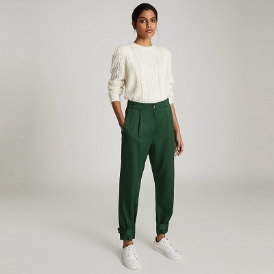 Tuesday's Workwear Report: Pleat-Front Tapered Trousers - Corporette.com