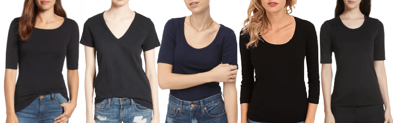 flattering t shirts