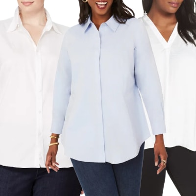 Shop Plus Size Shirts at Talbots: Blouses, Popovers & More