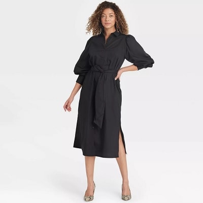 Frugal Friday's Workwear Report: Long-Sleeve High-Cuff Shirtdress ...