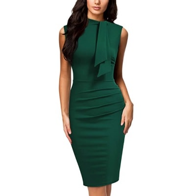 Frugal Friday's Workwear Report: Tie-Neck Sheath Dress 