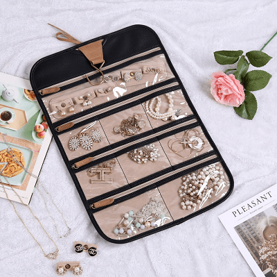 travel jewelry roll