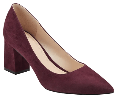 Wine hot sale color heels