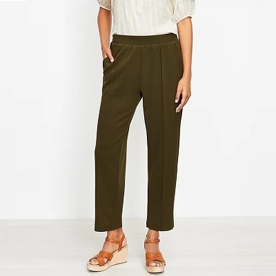 Thursday's Workwear Report: Crepe Pintucked Tapered Pants