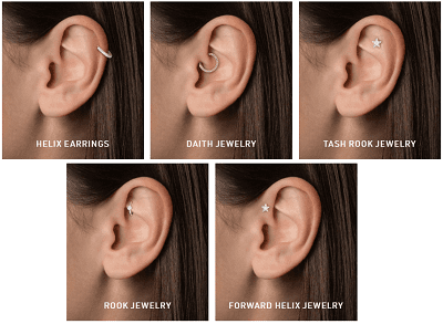 Is it possible to get ear piercings with a clear stud like a retainer? I'm  wanna get ear piercings but I'm trying to hide it while it heals. Can I use  a