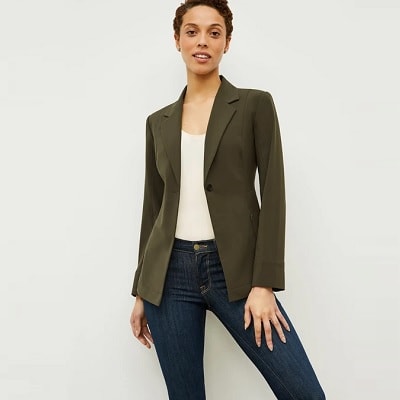 olive green washable jacket