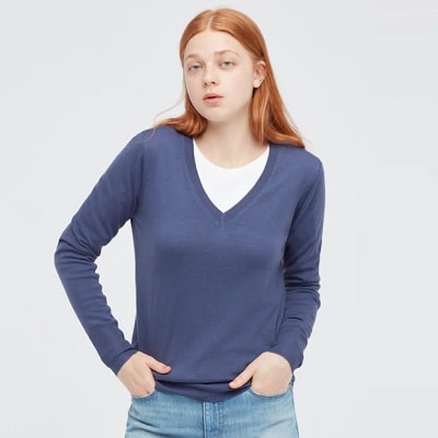 Frugal Friday's Workwear Report: Extra Fine Merino V-Neck Sweater