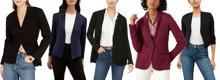 the best sweater jackets for the office or working from home