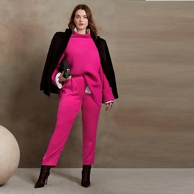 Wednesday's Workwear Report: Slim Pleated Satin Pant 