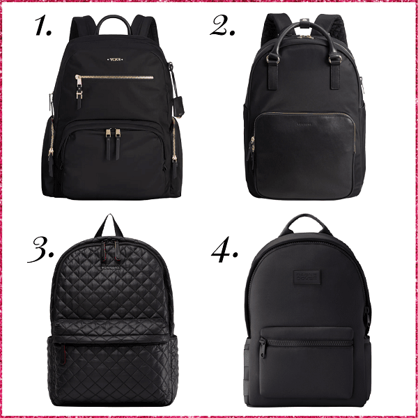 collage of 4 backpacks
