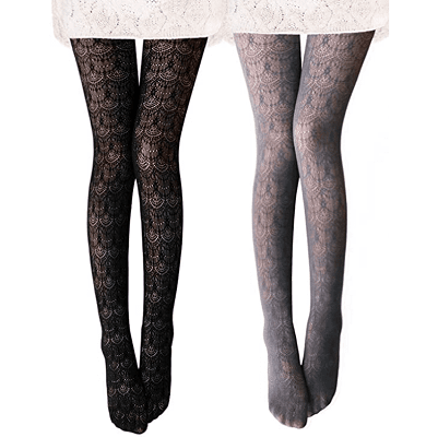 Coffee Break: Patterned Tights 