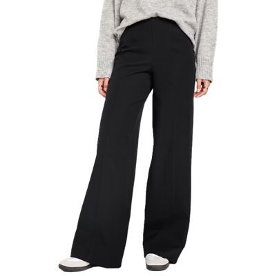 wide leg pull-on pants