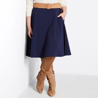 Thursday's Workwear Report: Just This Sway A-Line Skirt