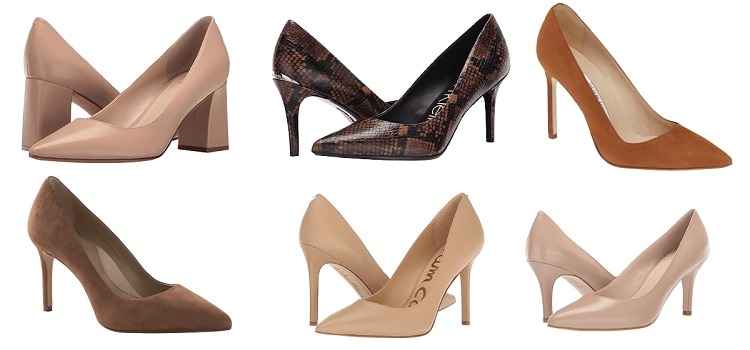 Nude heels dark outlet skin