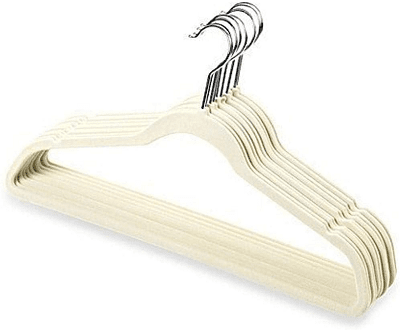 Sharpty White Plastic Hangers, Plastic Clothes Hangers Ideal for Everyday  Use, Clothing Hangers, Standard Hangers (60