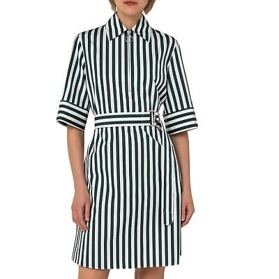 Splurge Monday's Workwear Report: Belted Striped Shirtdress