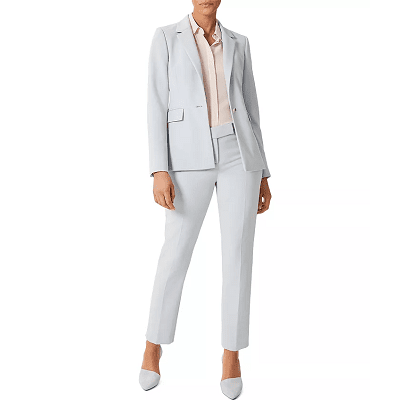 light blue pants suit from Hobbs