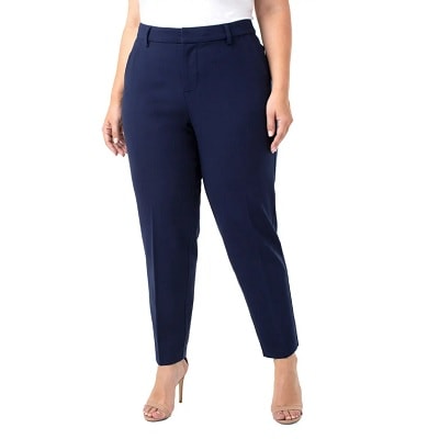 Women's Skinny Stretch Ponte Knit Pants – Metro School Uniforms