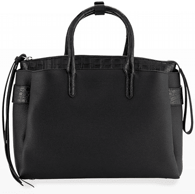 black tote bag