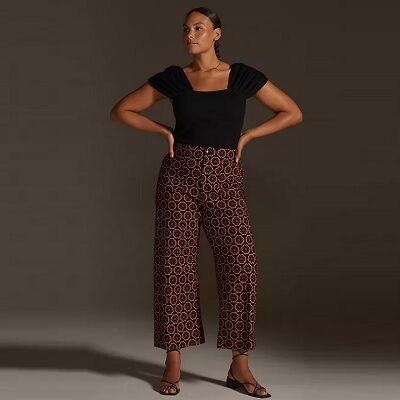 Wednesday's Workwear Report: Maeve The Colette Wide-Leg Ponte Pants