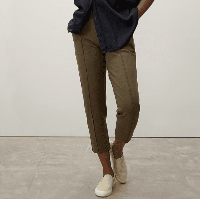 a really comfortable pant, the Dream Pant from Everlane