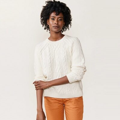 Wednesday's Workwear Report: Claudette Fisherman Sweater