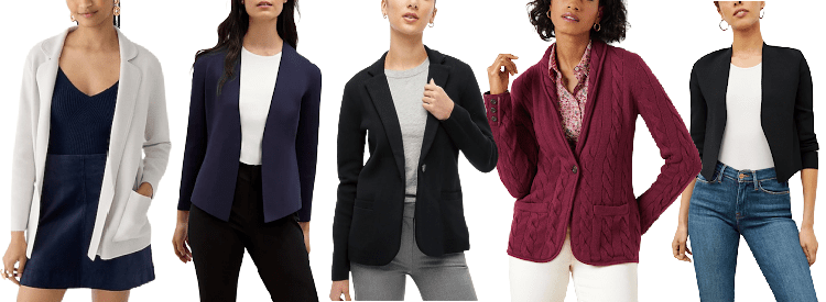 The Best Sweater Jackets for the Office - Corporette