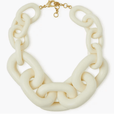 chunky ivory necklace with huge links