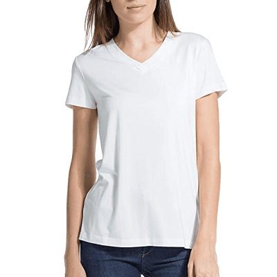 opaque white tee from Fishers Finery TeamJiX