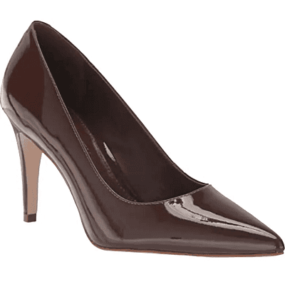 dark brown nude heel