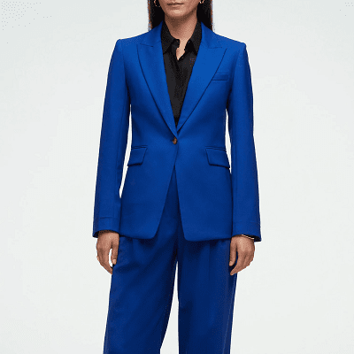 Amazon.com: LIBODU Royal Blue Women Pantsuits Shawl Lapel Business Suits 2  Pieces(Jacket+Pants) Wedding Groom Tuxedos : Clothing, Shoes & Jewelry