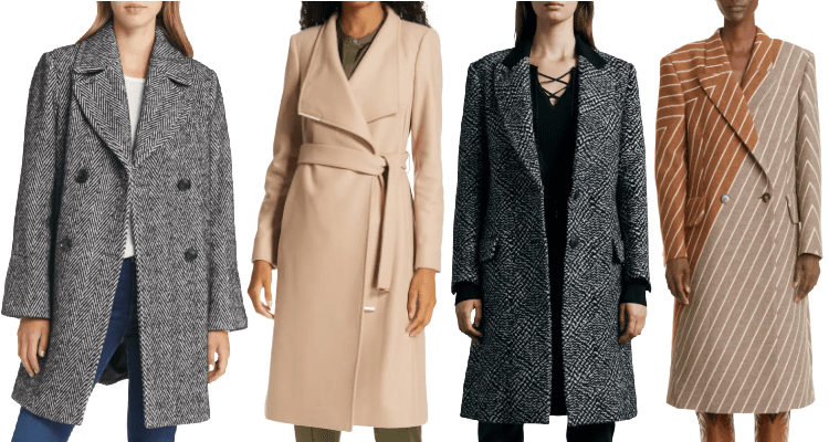 collage of 4 coats in the NHYS 12-22 sale