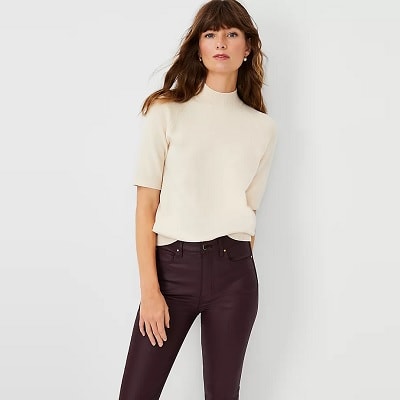 Thursday's Workwear Report: Elbow-Sleeve Sweater Tee - Corporette.com