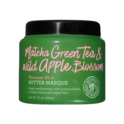 shower hair mask from Not Your Mother's - Matcha Green Tea & Apple Blossom