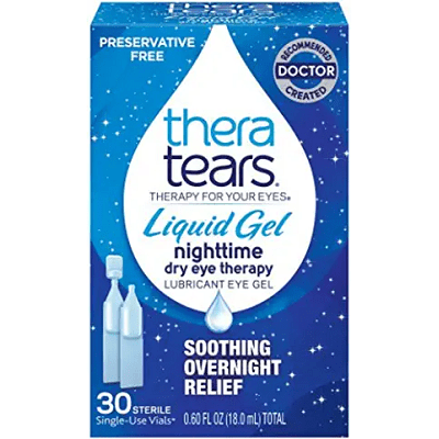 theratears Liquid Gel night treatment with dry eyes
